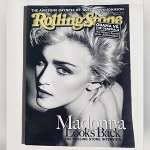 Rolling Stone Magazine October, 2009 - Madonna Looks Back - Obama VS. Generals
